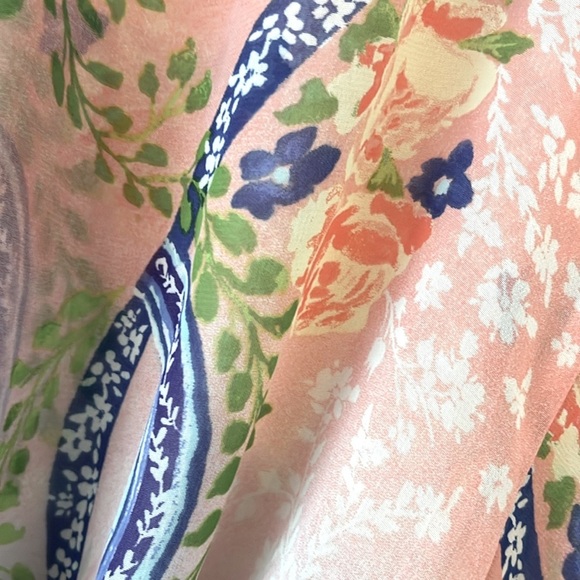 🧡In Bloom Floral Coverup / Robe - Picture 4 of 4